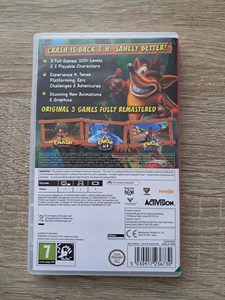 Crash bandicoot - n sane trilogy, 