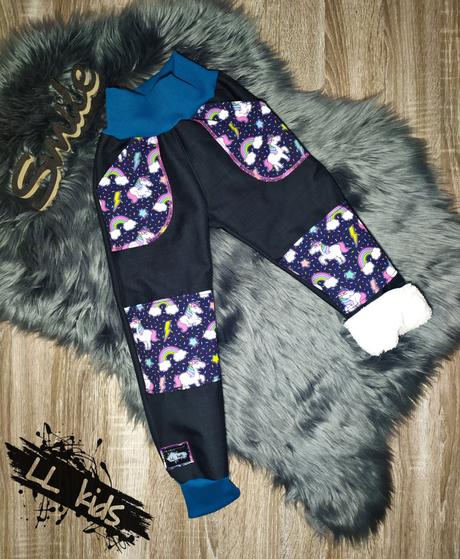 Barančekové softshellove nohavice na zimu, 86 - 128