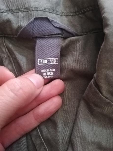 Sako khaki, h&m,110