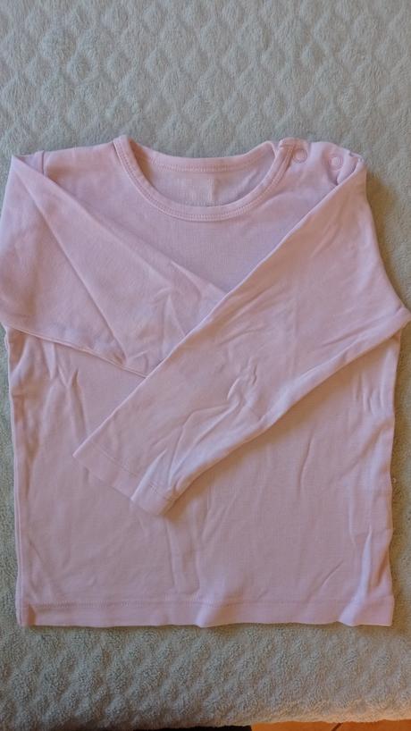 Bledoružové tricko, h&m,86