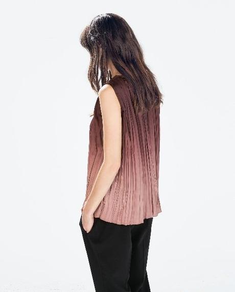 Plisovaná tunika zn. zara, zara,36 / s