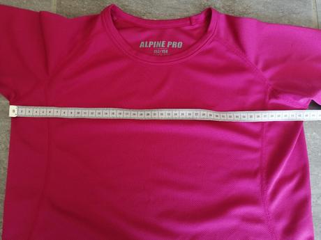 Alpinepro tričko v152-158 cooldry sýtoružová, alpine pro,152