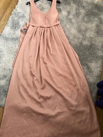 Satenove spoločenské šaty, m