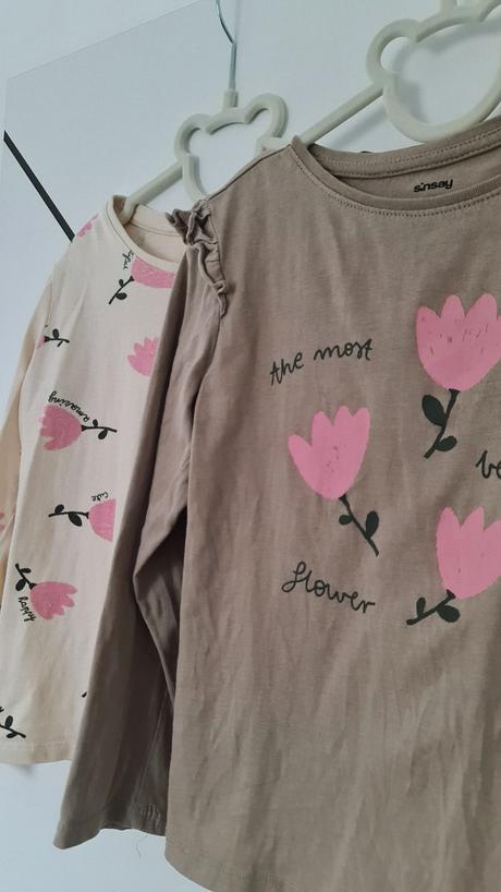 2x tričko s dlhým rukávom, 128, sinsay,128