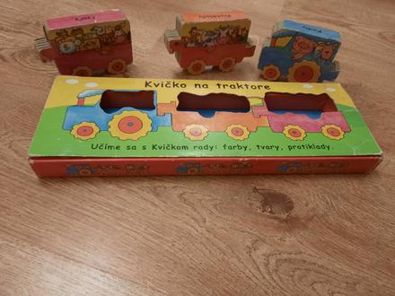Mini knižky kvičko na traktore,