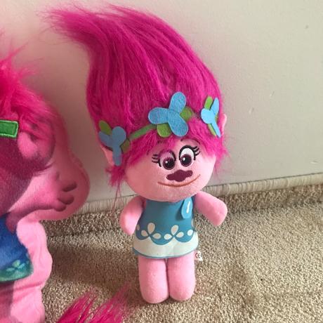 Plyšová troll poppy 3 ks, 