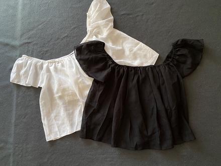 Crop top blúzka set, m