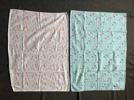 Flanelové látkové plienky,