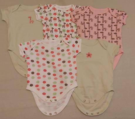 5x body krátky rukáv 68, mothercare,68