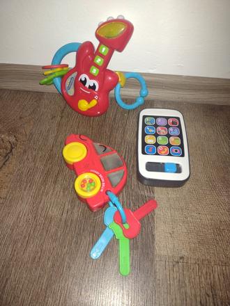 Prvé hračky na baterky,