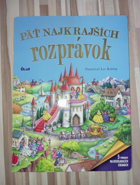 Päť najkrajších rozprávok tvrdé rozkladacie strany, 