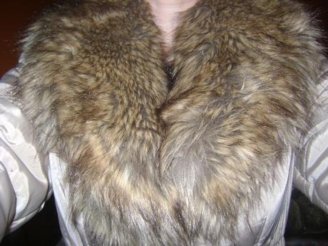 Bunda s mohutnou kožušinkou, l