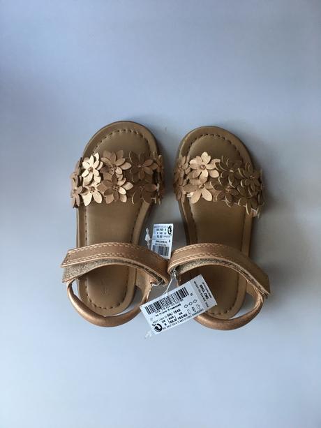 Sandálky next v. 25,5  zlatá ružová, next,25