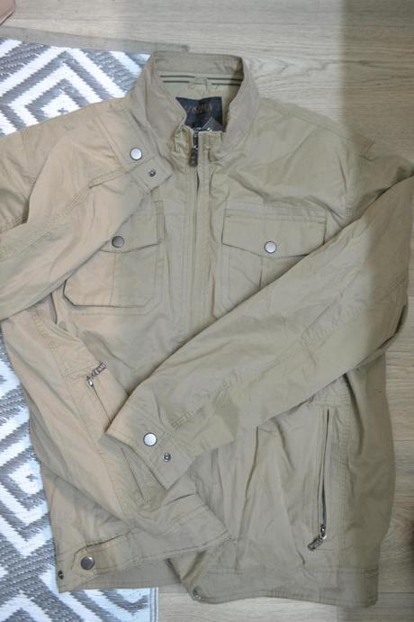 Pánska nádherná bunda s vačkami m/l, l