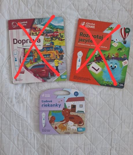 Knižky kúzelné čítanie,