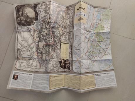 Hlohovec a okolie - historická a súčasná mapa reg.,