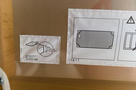 Detská postieľka ikea, šírka (cm): 60,dĺžka (cm): 120