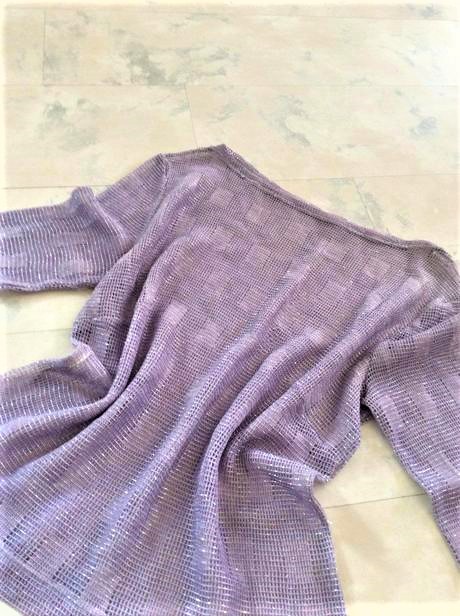 Jemné trblietavé hippies tričko, l