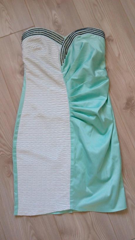 Tyrkysove kratke šaty, m