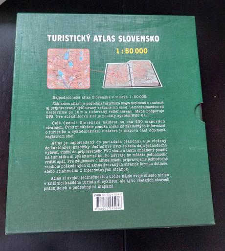 Turistický atlas slovensko, cena s poštovným,