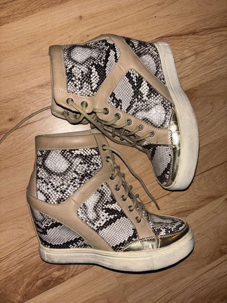 Kožené platformove topánky poggio dolce 36, 36