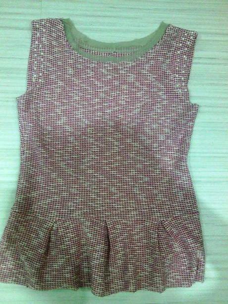 Peplum top, look,40