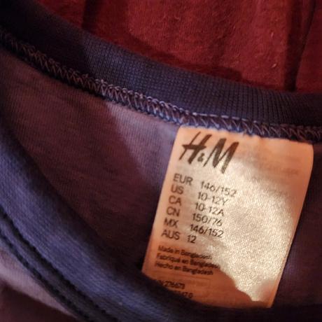 Veľmi kvalitné h&m pyžamo, h&m,152