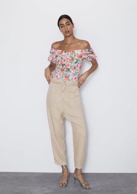 Predám kvetovany top, s