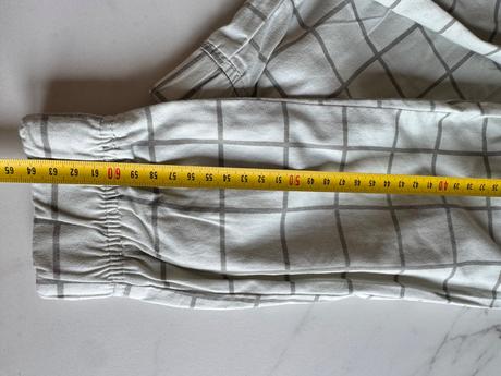 Súrodenecké nohavice tchibo kockovane 116-122, tchibo,116