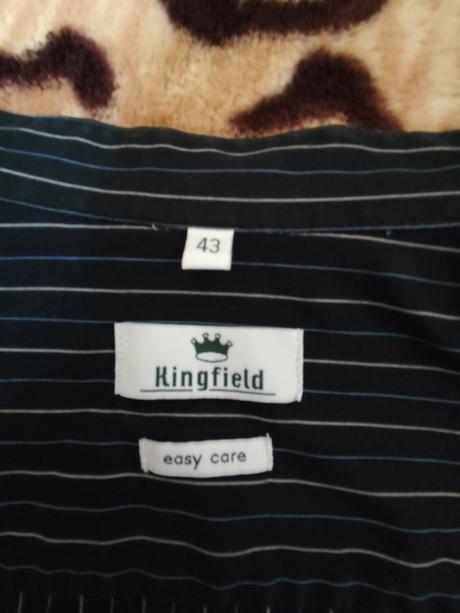 Pánska pásikavá košeľa, veľ.43, stav ako na fotke, 43