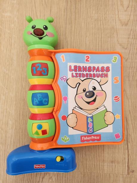 Spievajuca kniha fischer price po nemecky, 