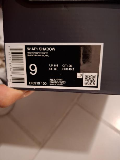Nike af1 shadow, nike,41