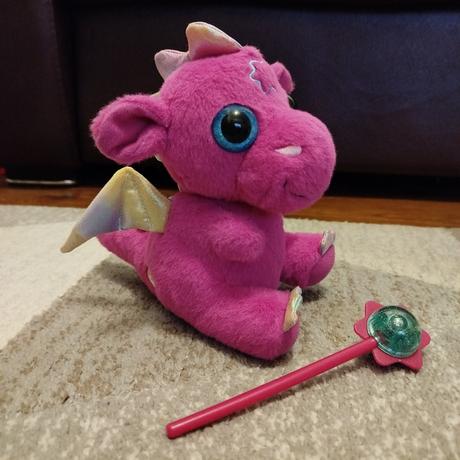 Zvukový dráčik baby born s kúzelnou paličkou,