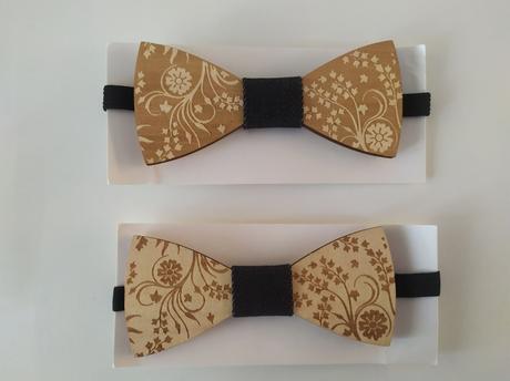 Predám vzorované drevené a korkové motýliky, 