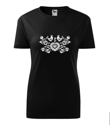Dámske tričko - ľudový motív, l / m / s / xl / xxl