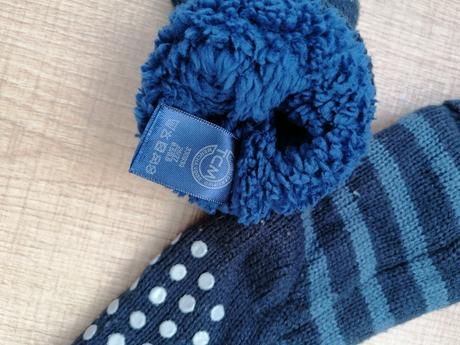 Domace teple ponozky, velkost 24 cm, 24