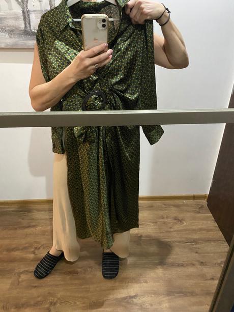 Satenove šaty zara, zara,m
