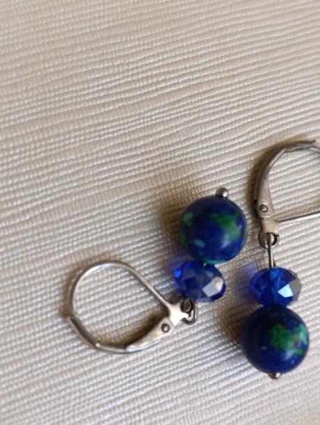 Náušnice z prírodných kameňov,