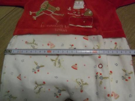 Vianočný overal/dupačky i love santa - 0-3 mes., 62