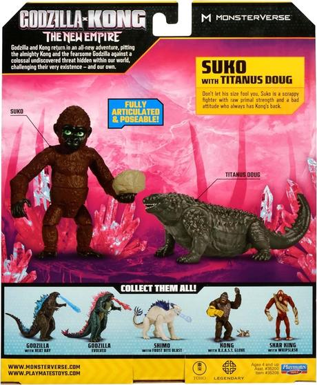 Godzilla vs kong figúrky - figúrka suko a titanus, 