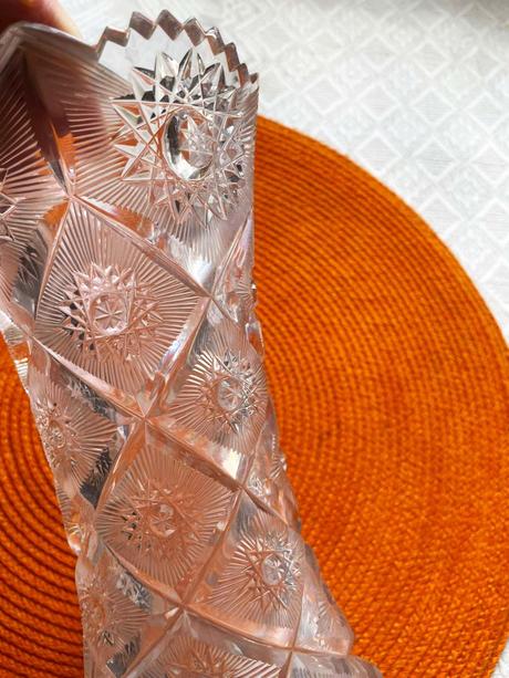 Kryštálová váza bohemia,