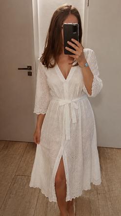 Madeira midi šaty, zara,s
