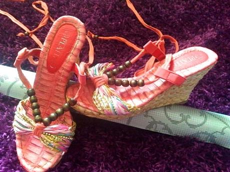 Letné sandálky na platforme, 39