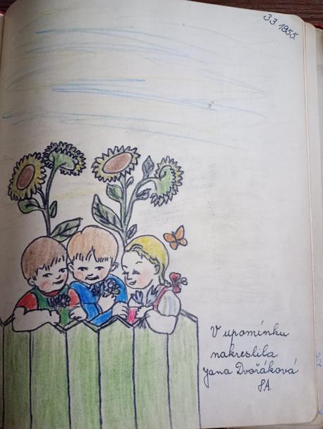 2 retro pamätníčky, 