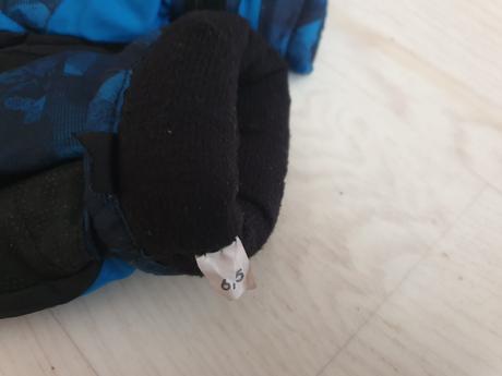 Detské lyžiarske rukavice 3m thinsulate č. 6,5, xs