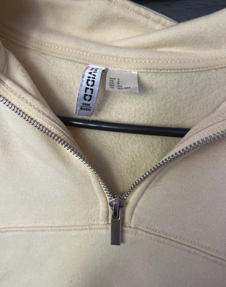 Žltá mikina, h&m,s