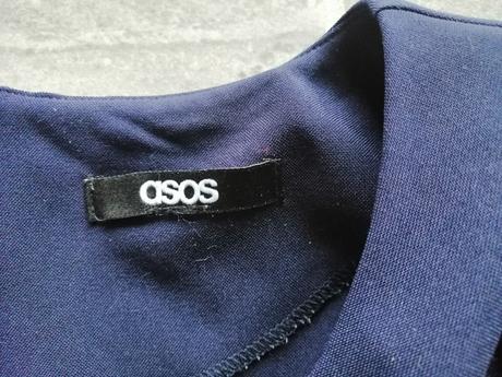 Modré šaty asos, v34-36, 34
