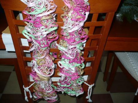 Pekný farebný šál, l