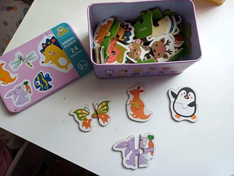 Drevené puzzle v boxe, 