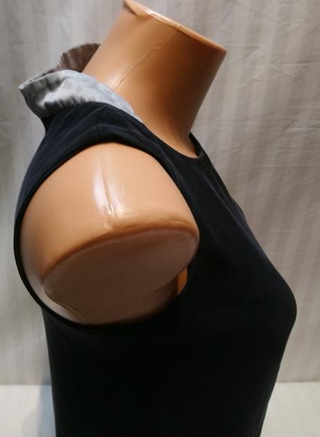 Dámska čierno sivá vesta, roberto musso, 40